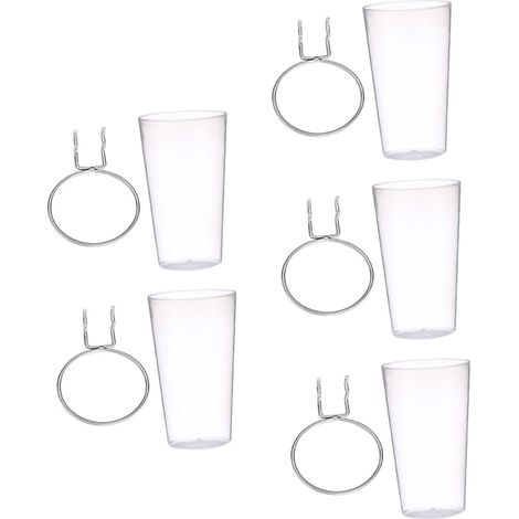 Anneaux pour panneau perforé 5 pièces avec crochets à (1/5)
