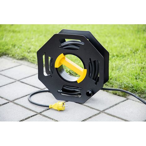 Handkabeltrommel leer für Camping und Haushalt (1/4)