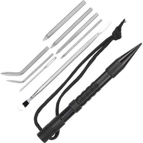 Ensemble de 9 Aiguilles en Acier Inox pour Création de Bijoux et Accessoires DIY