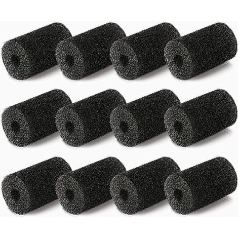 Juego de 12 piezas de cepillos de cola para manguera de barrido para limpiadores de piscinas Polaris (1/4)
