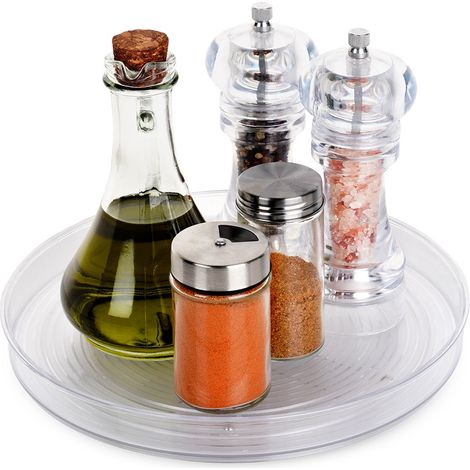 Contenitore organizer girevole per spezie e cosmetici per la cucina, 24 cm (1/5)