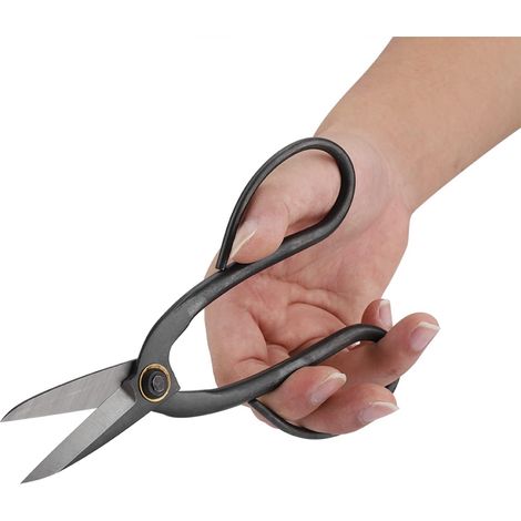 Ciseaux à Bonsaï en Acier De 200 Mm, Outil De Coupe De Racines De Cisaillement, Coupe De Jardin (1/5)