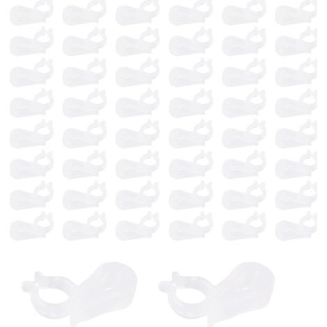 Clips pour guirlandes lumineuses de Noël - Clips de gouttière pour suspendre des guirlandes lumineuses extérieures - Clips de gouttière pour guirlandes lumineuses extérieures (1/5)