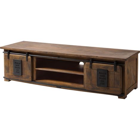 TV-Board Mango 180x55x50 braun lackiert RAILWAY 435 (1/3)