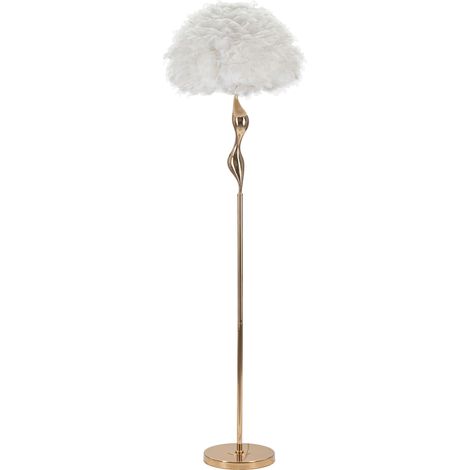 Lampada da Terra Skagwa, Necessaria 1 Lampadina, Attacco e27, Paralume, Bianco