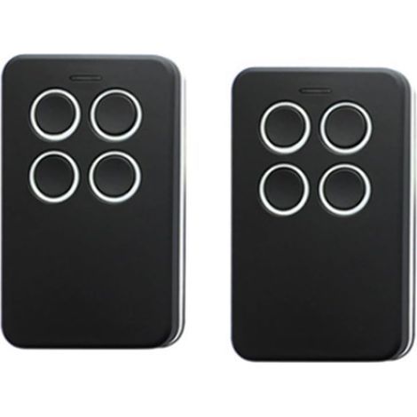 Applicable 2 Télécommandes Universelles Multifréquences pour Portail de Garage 280-868 MHz pour les Codes Fixes et les Parties Du Code Tournant (1/5)