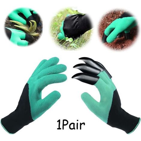 Gartenhandschuhe mit Schnittschutz - 4 Krallen - Wasserdicht und atmungsaktiv - Einheitsgröße