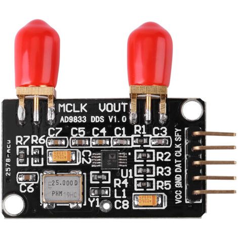 Module générateur de signaux AD9833 DDS, 0 MHz à 12,5 MHz, ondes carrées/triangulaires/sinusoïdales (1/5)