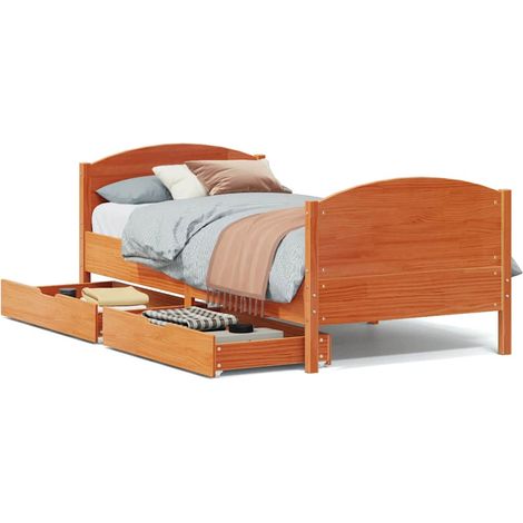 Maison Exclusive - Estructura de cama sin colchón madera maciza m (1/5)