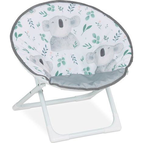 Silla plegable Moon para niños: asiento acolchado e impermeable