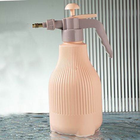 1500-ml-Gartensprühflasche mit drehbarer Sprühdüse, versiegelt, gleichmäßiger Sprühstrahl, großer Sprühbereich, Wassersprüher, pink und orange (1/5)