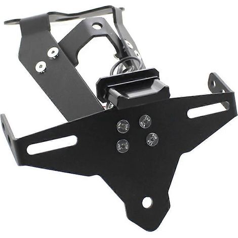 Support de plaque d'immatriculation avec feu arrière LED et suppression de garde-boue arrière pour moto Aprilia Tuono V4 1100 (2021-2024) (1/5)
