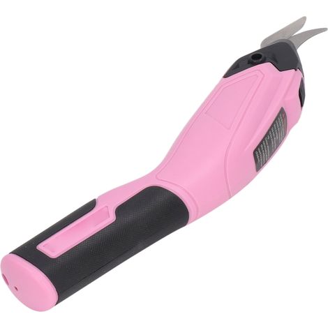 Ciseaux électriques rechargeables par USB, avec poignée ergonomique, en alliage d'aluminium pour une utilisation facile et sans fil, adaptés au cuir, au tissu et au plastique.