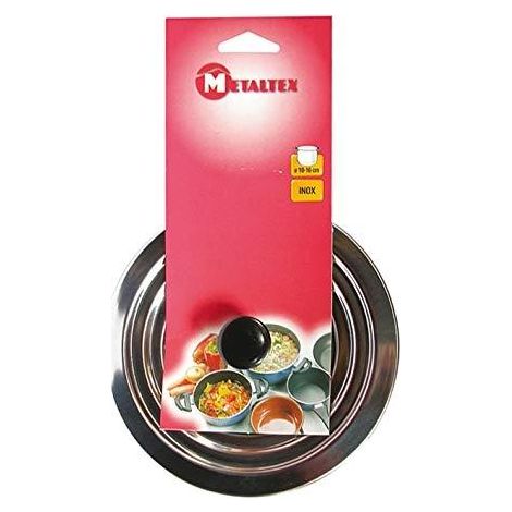 Metaltex 8002522585166 Edelstahldeckel 12-16 cm