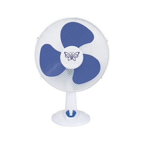 Ventilatore da tavolo a 3 velocità 45W Butterfly Blue