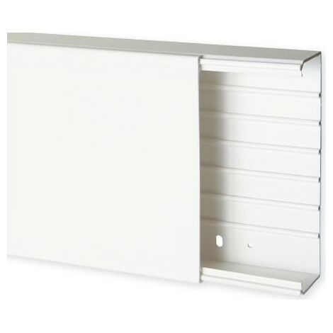Goulotte de distribution TA-G 200x60mm - Barre de 2m - 1 compartiment - Blanc (1/2)
