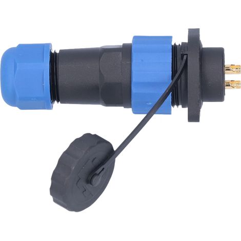 IP68 wasserdichter industrieller elektrischer Steckverbinder, weibliche Buchse mit Flansch, AC380V 25A SP203 Flugzeugadapter, Stiftstecker für den professionellen Einsatz, wasser- und staubbeständig. (1/5)