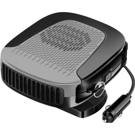 Lntyq Chauffage de Voiture 12V 150W, Portable Réchauffeur de Voiture, Ventilateur Dégivrage et Désembuage Voiture avec pivotant à 360° pour Chauffage,15138.5cm (1/5)