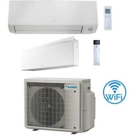 Climatizzatore GARANZIA ITALIA Daikin Perfera All Seasons + Emura Bianco Wifi Dual Split Inverter 9000 + 12000 BTU con U.E. 2MXM50A Classe A+++/A++ NOVITÀ