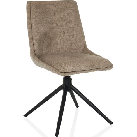 Besucherstuhl / Dining Stuhl TARVISO I Stoff beige hjh LIVING (1/5)