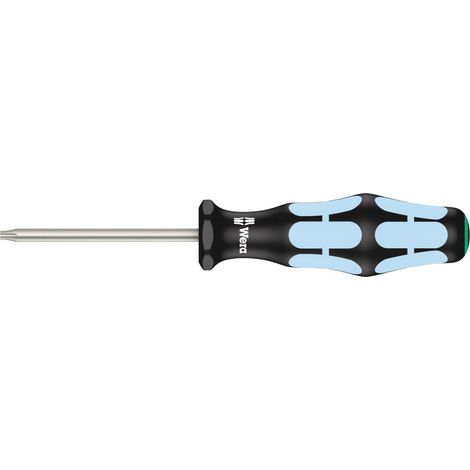 Tournevis pour vis TORX, acier inoxydable, TX 9 x 60 mm, Noir/Ice bleu (1/5)