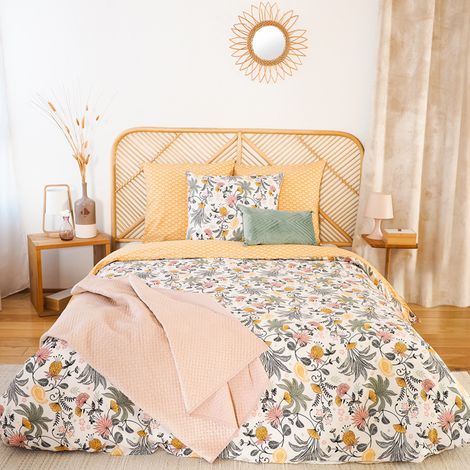 Parure de lit satin de coton WAYAN 240x220 cm (1/5)