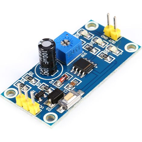 Relais temporisé 0-120 s, minuterie 5-12 V, module NE555 réglable, bouton de test intégré (1/5)
