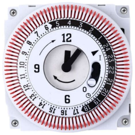 Minuterie mécanique 250 V, compteur de temps, rappel 15 min 24 h, compte à rebours de cuisine, contrôleur d'économie d'énergie, interrupteur de synchronisation industriel (1/5)