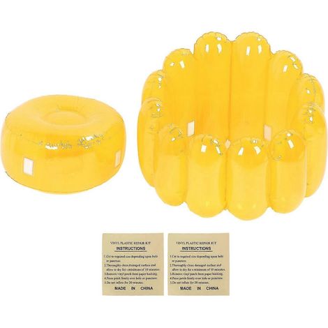 Canapé gonflable portable d'extérieur, siège gonflable transparent couleur bonbon pour la maison