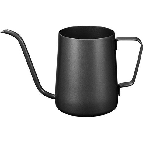 Handfilterkessel mit Schwanenhals, Kaffeekanne und Teekanne (350 ml) Schwarz (1/5)