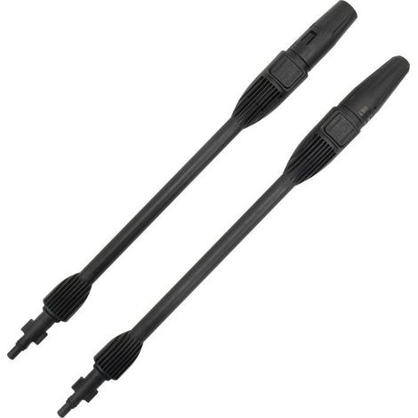 Lance Nettoyeur Haute Pression - Lot de 2 - Plastique Renforcé - Jet Variable et Rotatif - Compatibl (1/5)