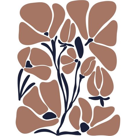 Tableau sur toile éclosion florale abstraite 30x45 cm - Impression sur Toile Murale Décorative - Image imprimée en HD sur Toile - Toile sur Châssis en Bois FSC - Fabriqué en France (1/5)