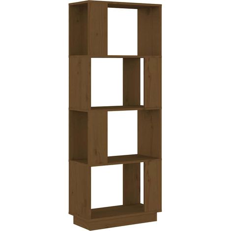Maison Exclusive - Estantería/divisor espacios madera pino marrón (1/5)