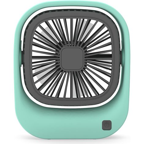 1 Mini ventilateur, Support amovible, Vitesses réglables, Batterie rechargeable USB, Bureau Voyage (1/5)