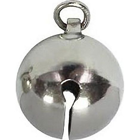 MAPEL cascabel niquel de 15mm. bolsa 25 , Cascabel niquelado de 15mmCon anillaBolsa de 25 unidades.