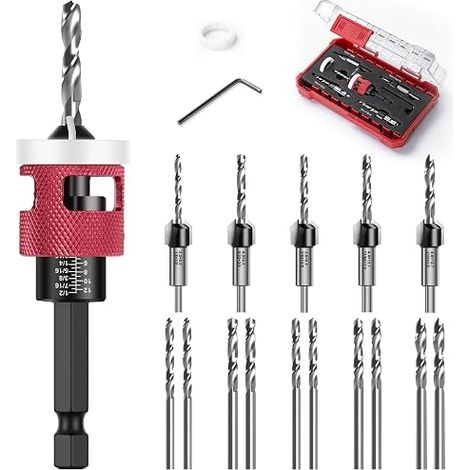 Wood Drill Bit Countersink Head Drill Bit for (1/5)