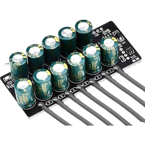 3S 4S 6S 7S BMS Li-Ion LiFePO4 Lithium-Batterie-Balancer-Modul Aktiver Balancer-Board Equalizer 22AWG für Batterie-DIY – 2A 6S
