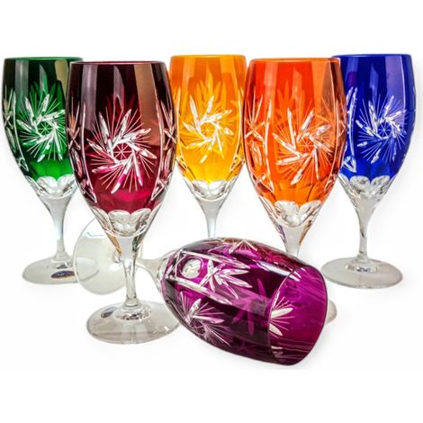 Vasos de cerveza de cristal de colores de 500 ml Molinillo de aceitunas (1/5)