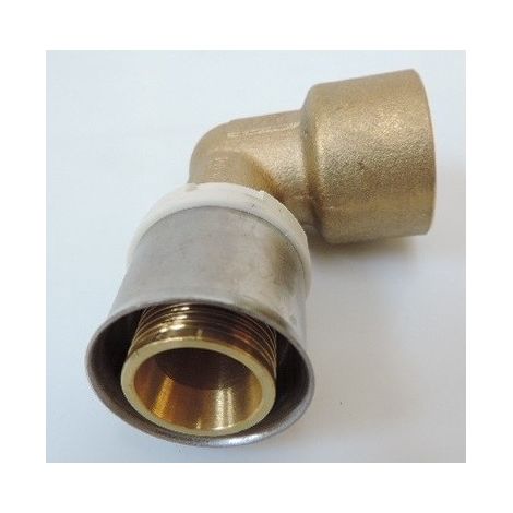 Coude femelle a sertir 90° 26x3/4'' pour systeme multicouches Ø 26mm (846.26.793) PB TUB MCRCF426