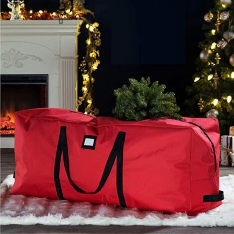 Sac de rangement pour sapin de Noël, en tissu Oxford 600D imperméable, accessoires pour sapin de Noël (122 x 34 x 51 cm) (1/5)