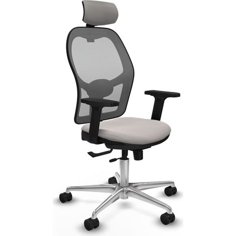 Chaise de bureau piqueras y crespo Sila Jorquera noir mousse haute densité (1/2)