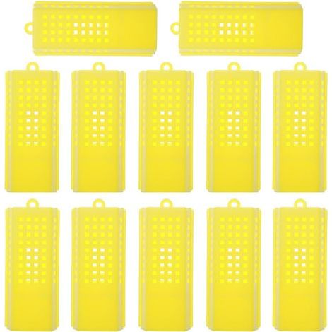 30 Pièces Cages pour reines, Cages d'élevage de reine des abeilles, Cages en plastique pour reine des abeilles, Boîte d'élevage d'apiculture (1/5)