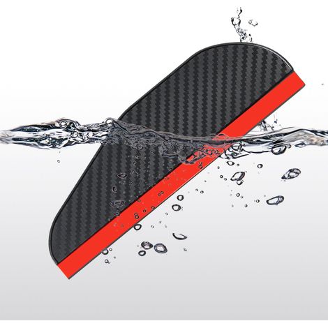 Máscara de privacidad universal impermeable de tela de fibra de carbono para lluvia y sol - Par (1/4)