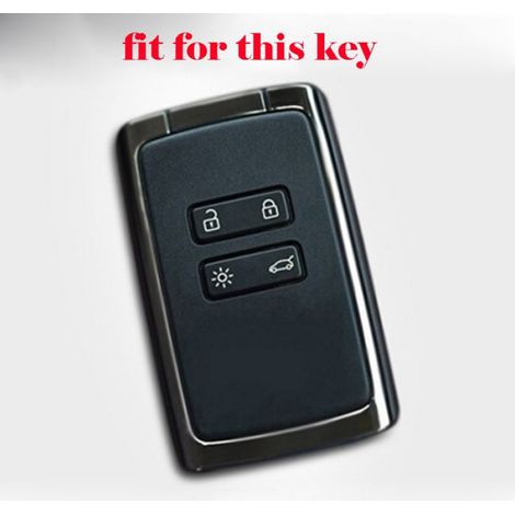 Coque de protection pour clé et carte Renault, compatible avec les modèles Clio 4, 5, Austral, Arkana, Captur, Megane, Zoe, Koleos (1/2)