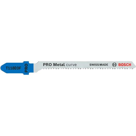 Lama per sega Bosch t118eof bimetallica curva 83 mm 2 pz