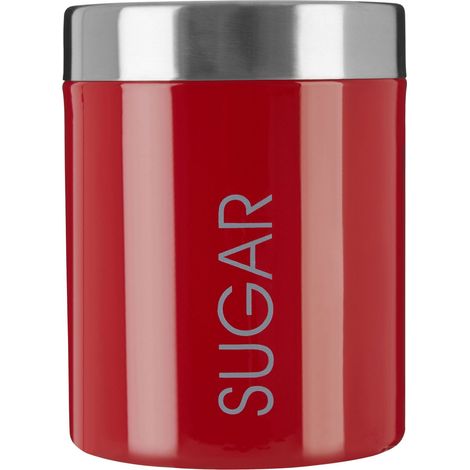 Premier Housewares Red Enamel Sugar Canister (1/3)