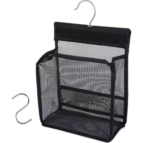 Panier suspendu amovible très populaire pour articles de toilette de salle de bain, panier de rangement suspendu, sac de rangement en filet.