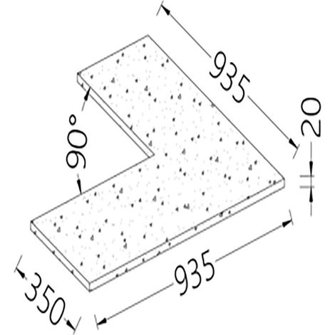 Option- supplément pour plan en stratifié <> - Diamond