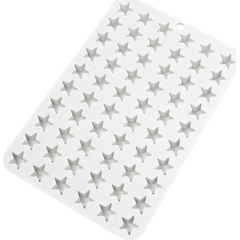 Moule en silicone en forme d'étoile à 60 cavités pour gâteaux, pâtisseries et fondant. (1/4)