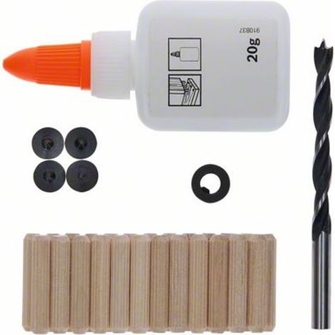 Bosch Holzdübel-Set, 32tlg., 6 mm, 30 mm - 2607000449